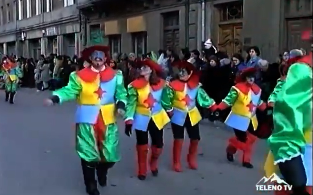 Así fue el desfile del Martes de Carnaval en La Bañeza en 1996